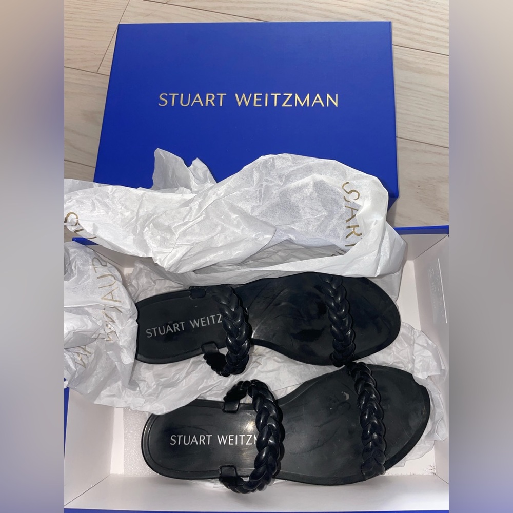 Stuart Weitzman Braida Sawyer Jelly Sandal